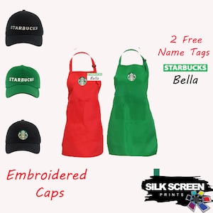 Kids Dress Up | Christmas gift | Starbucks Barista Outfit | Kids Starbucks Halloween costume | Kids - Dress Up Set -