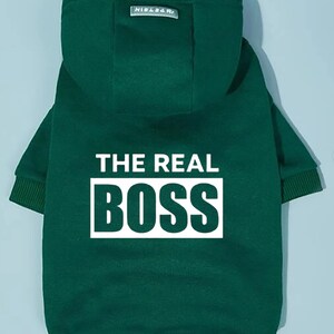 The Real Boss Pet hoodie