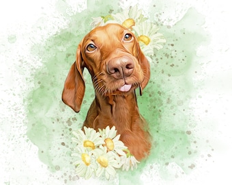 Custom Watercolor Pet Portrait | Cat Memorial | Custom Pet Gifts  | Custom Pet Painting| Custom Pet Print | Memorial Gift | Christmas Gift