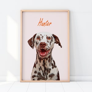 Ritratto personalizzato dell'animale domestico in memoria del regalo commemorativo dell'animale domestico per gli amanti degli animali domestici, regalo commemorativo per la perdita del cane, regalo di simpatia per l'animale domestico, FILE DIGITALE