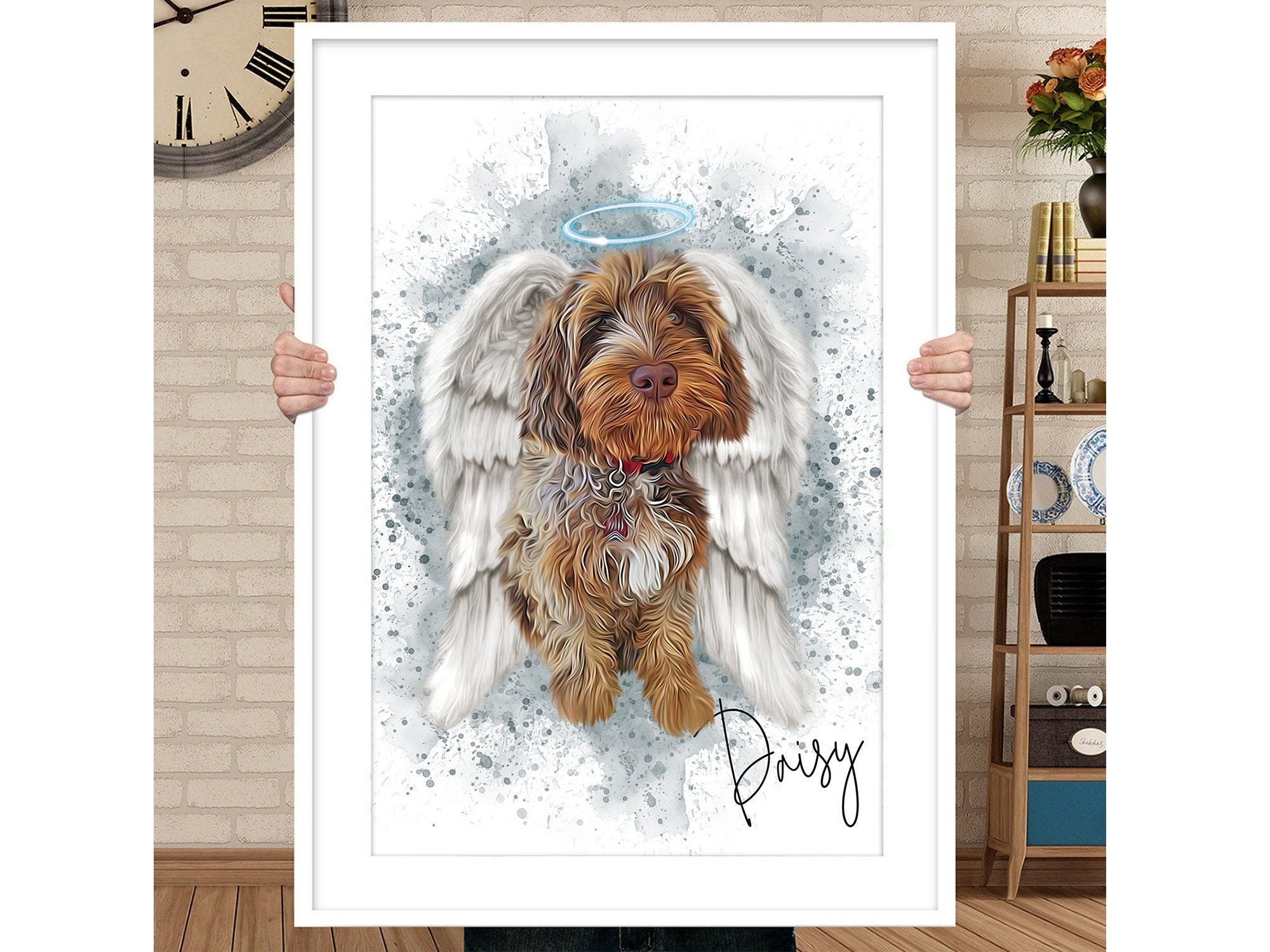 Custom Watercolor Pet Portrait | Dog Memorial | Cat Portrait ...
