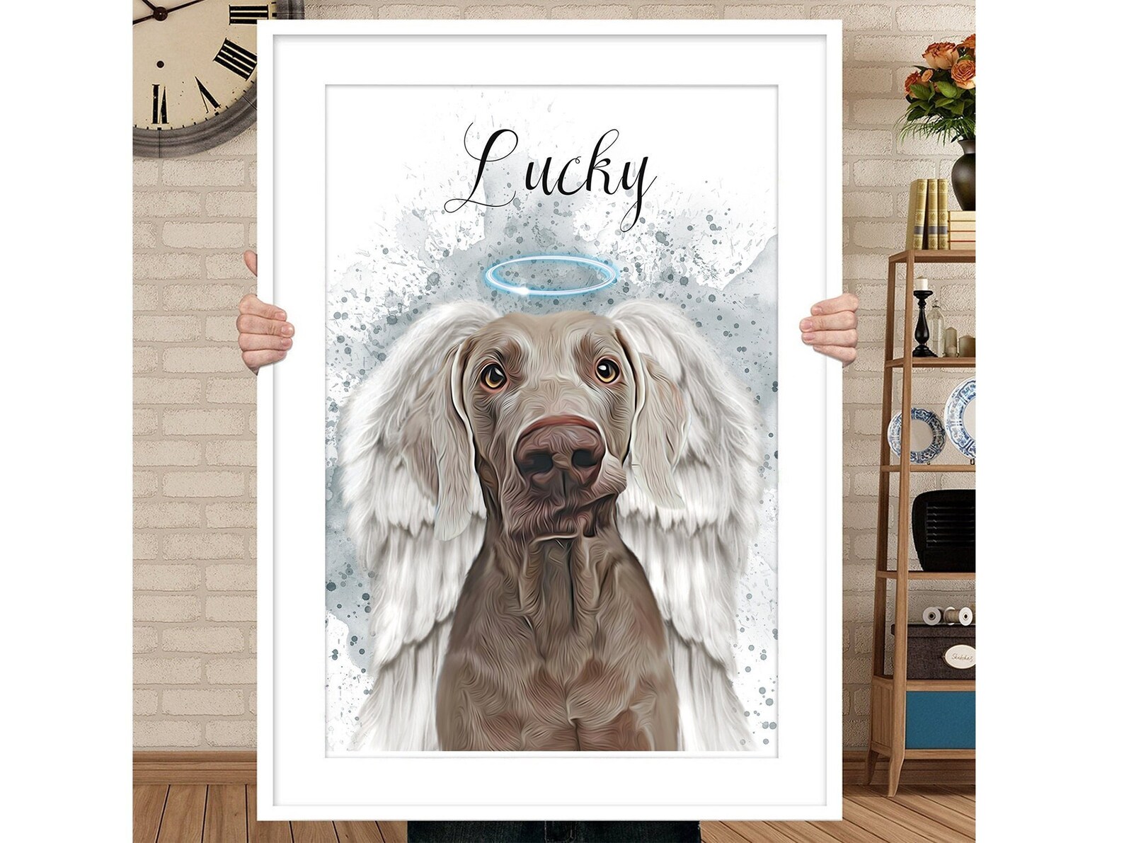 Custom Watercolor Pet Portrait | Dog Memorial | Cat Portrait ...