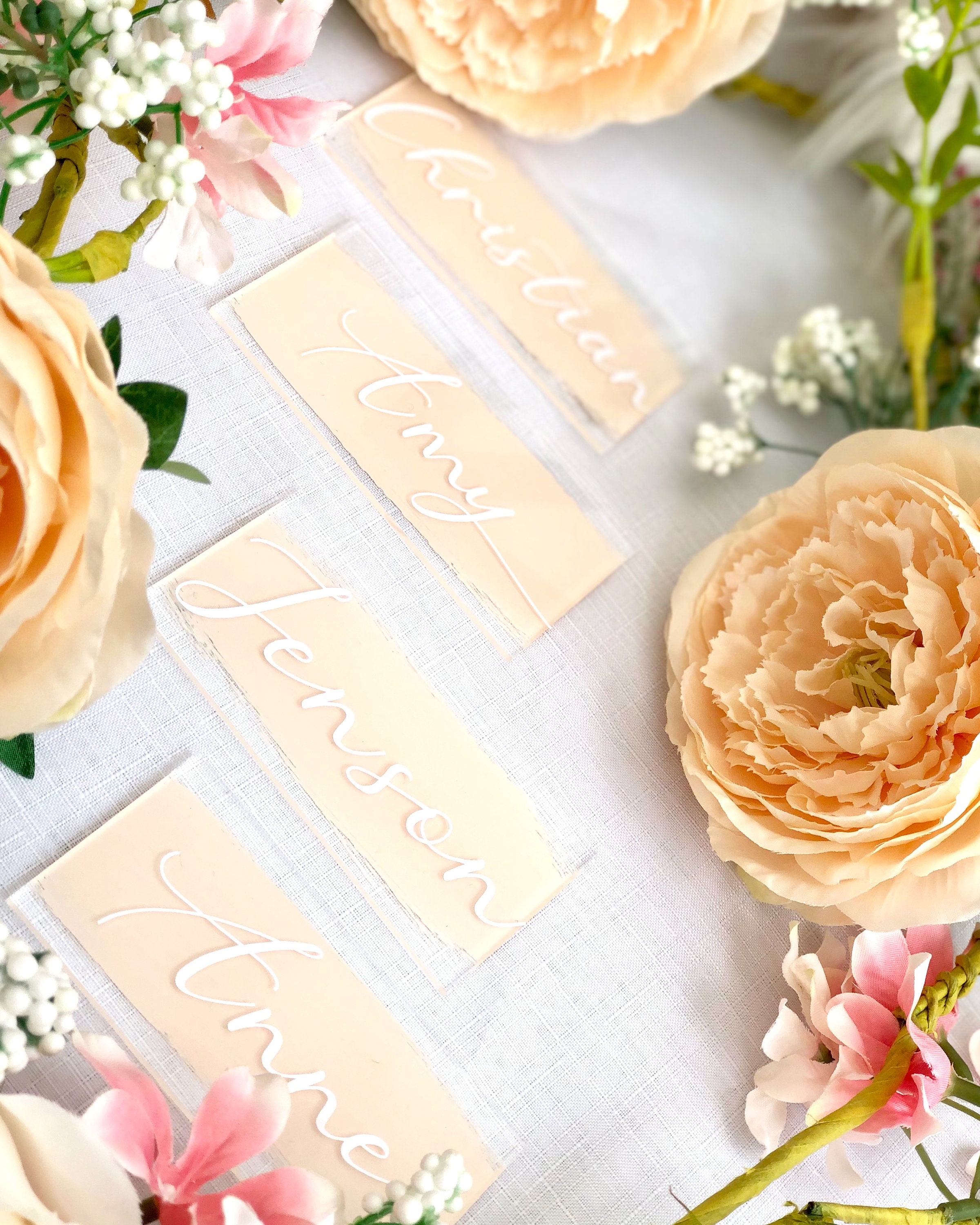 Wedding Name Place Cards Bundle Name Tags Table Decor Etsy UK