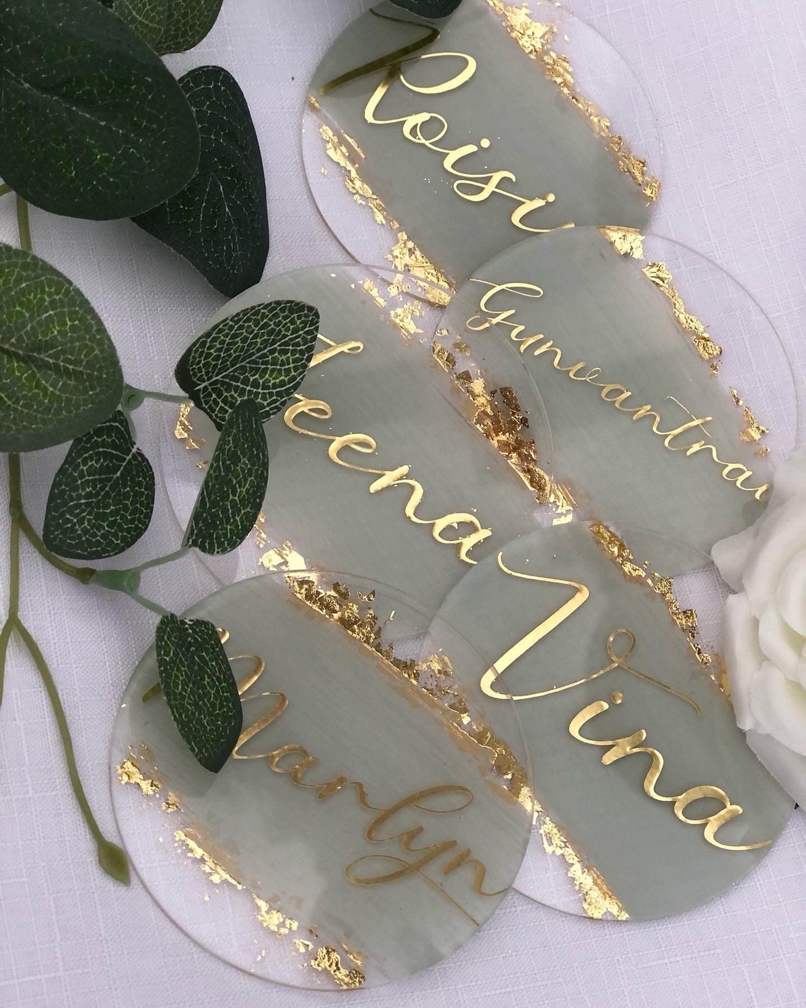 Wedding Table Place Names Table Decor Name Tags Etsy