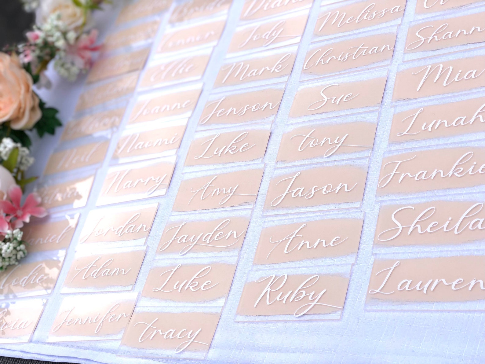 Wedding Name Place Cards Bundle Name Tags Table Decor Etsy UK