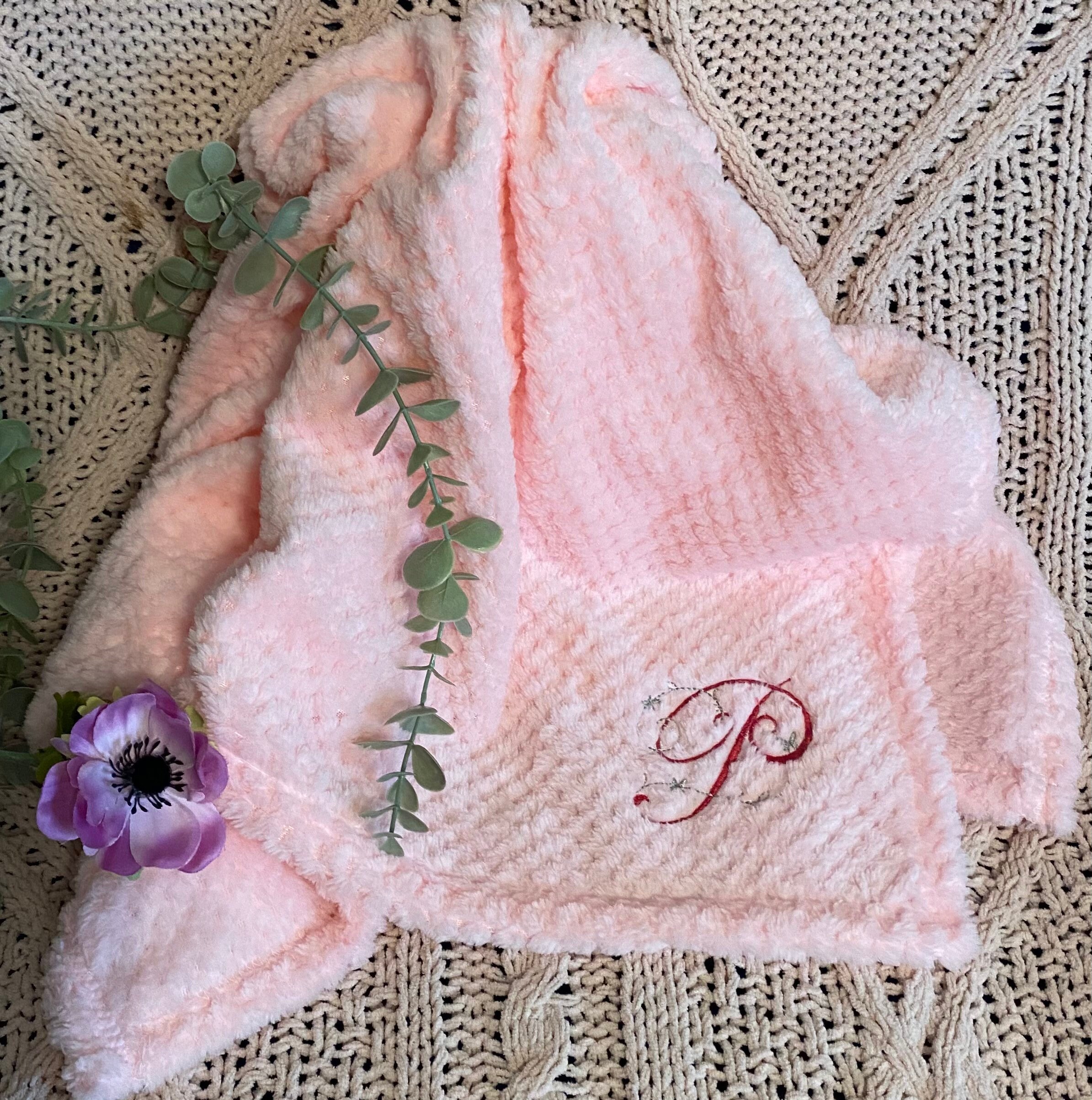Personalised luxury baby blanket Etsy