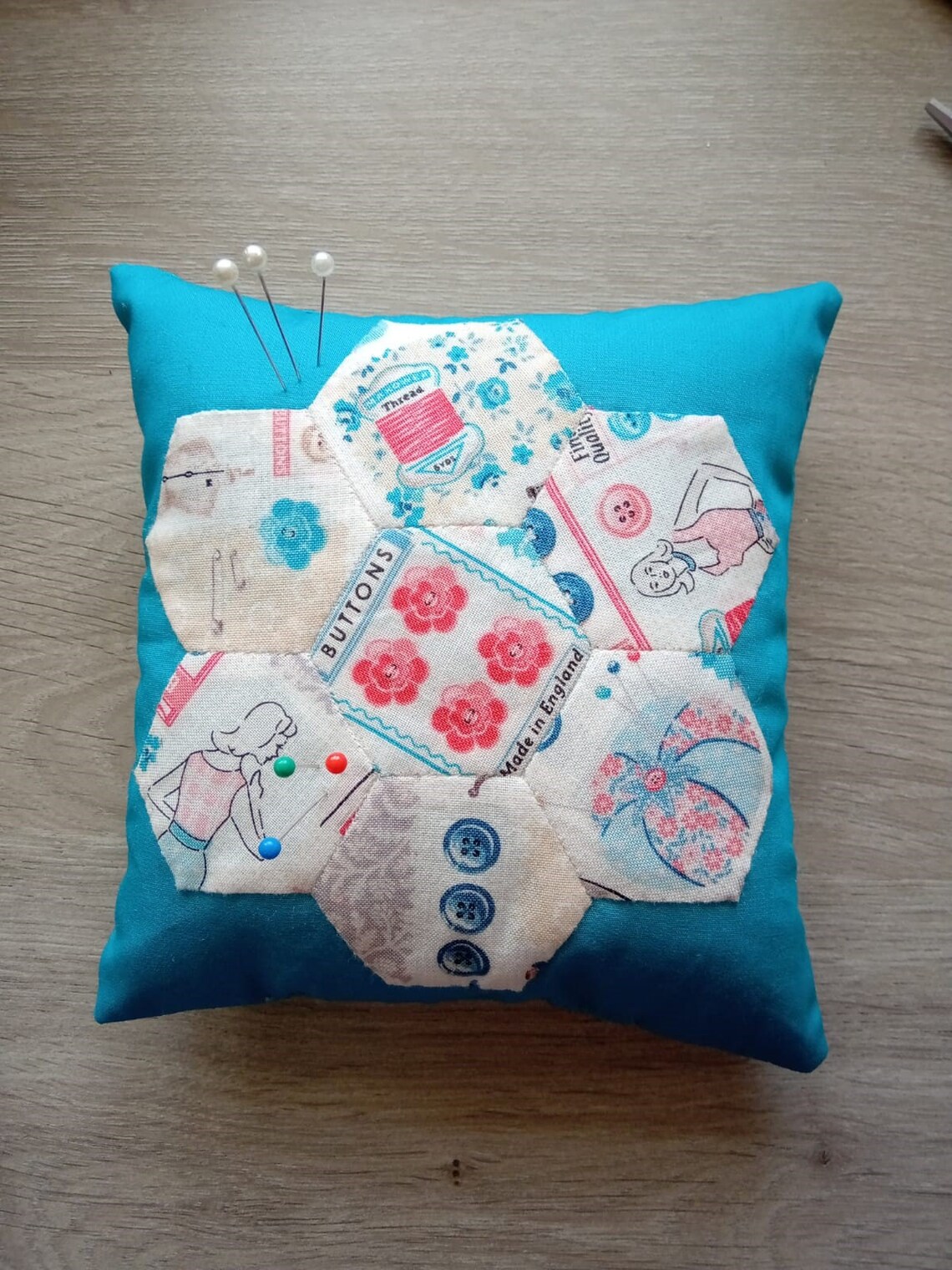 English Paper Piecing Make your own 'Pin Cushion' Etsy