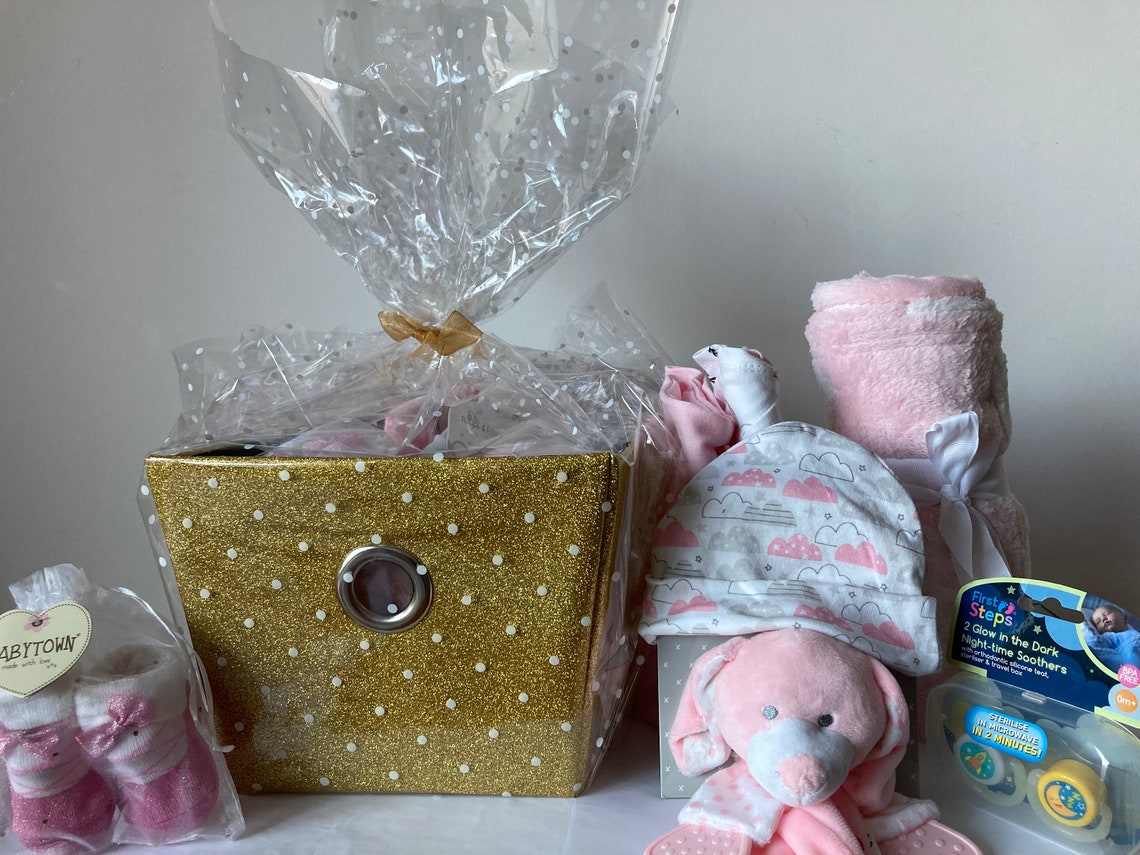Baby Hamper Kit Girl With Baby Clothes, New Born Essentials, Baby