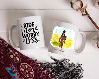 Tazza "horsey mom" personalizzata