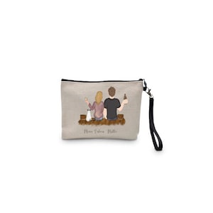 Pochette portaoggetti in Juta personalizzata con la tua famiglia!