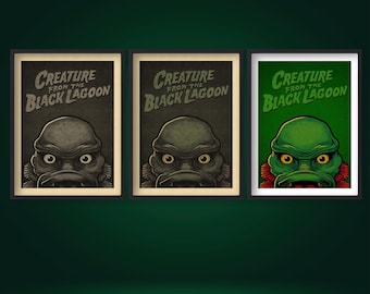Stampa/poster di Creatura della Laguna Nera (18x24)