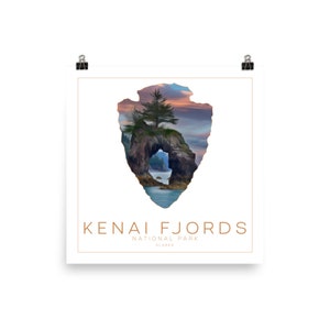 Kenai Fjords 10 x 10 Poster