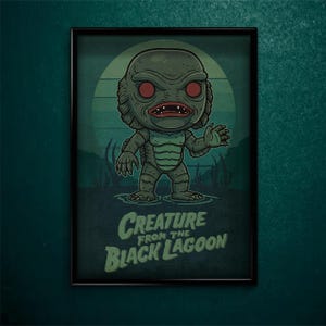Creature from the Black Lagoon 11&quot;x17&quot; Poster | Creature from the Black Lagoon Cartoon | Creature from the Black Lagoon Poster