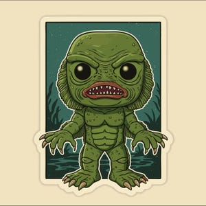 Creature from the Black Lagoon Vector | Creature from the Black Lagoon Cartoon  Transparent PNG