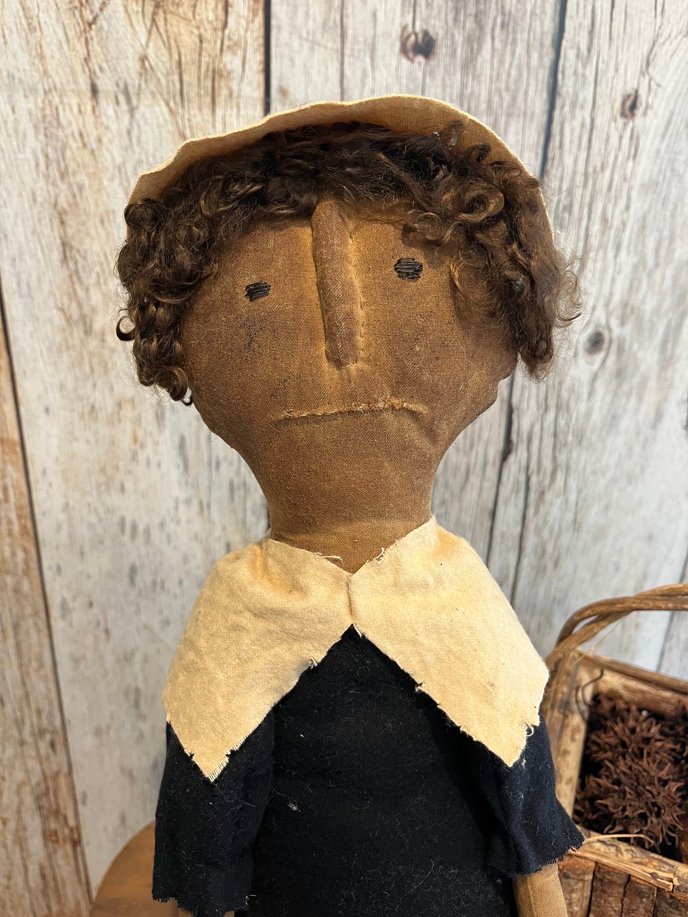 Fall Primitive Sewing PDF Sewing Pattern - Primitive Pilgrim Girl - Rustic Thanksgiving ...