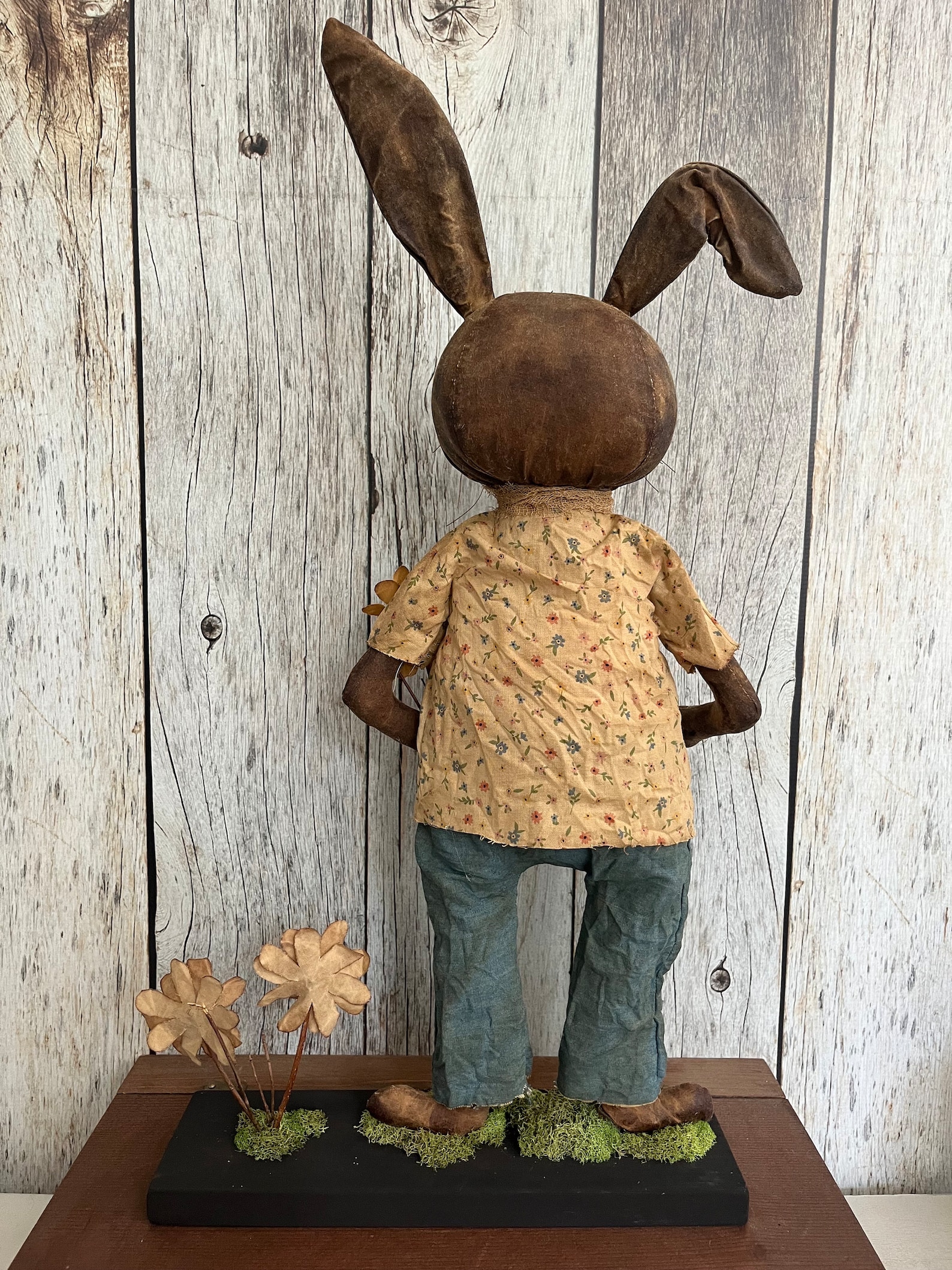 PDF Sewing Pattern - Primitive Rabbit - Standing Bunny Doll With ...