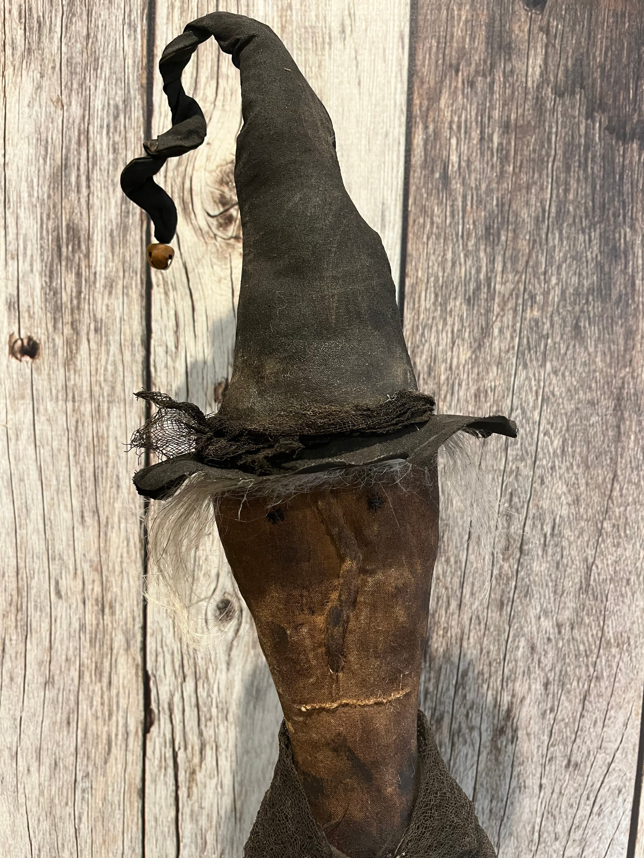 PDF Sewing Pattern - Primitive Witch With Pumpkin and Bats - Early ...