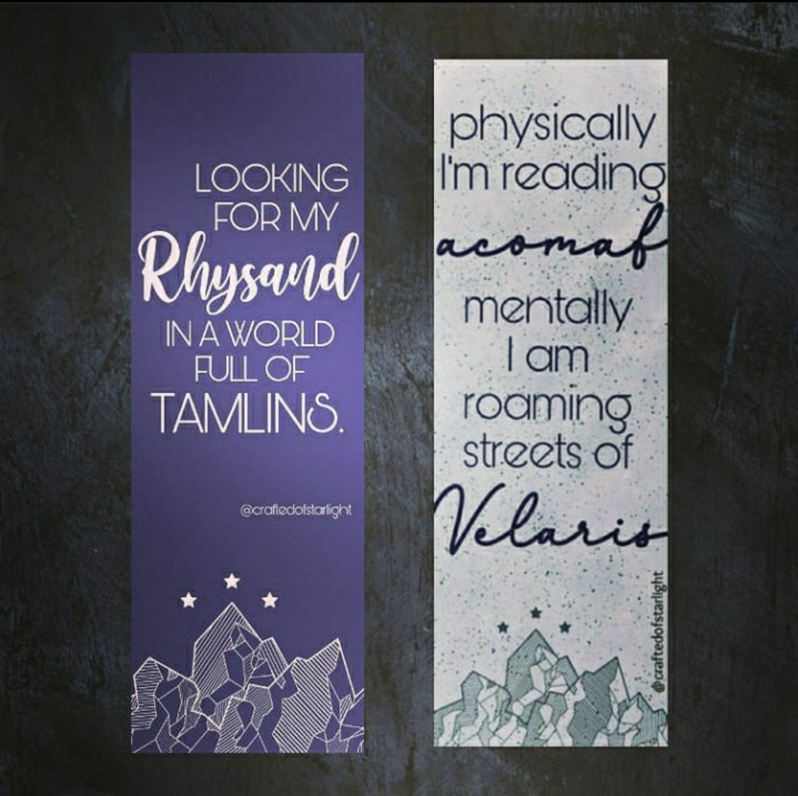 A Court Of Thorns And Roses Bookmark