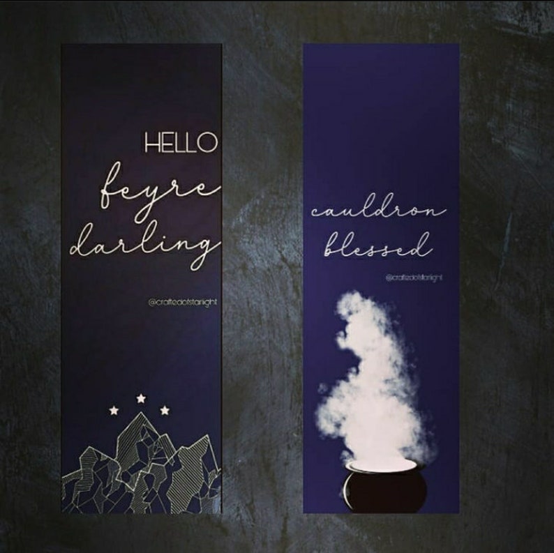 A Court Of Thorns And Roses Bookmark