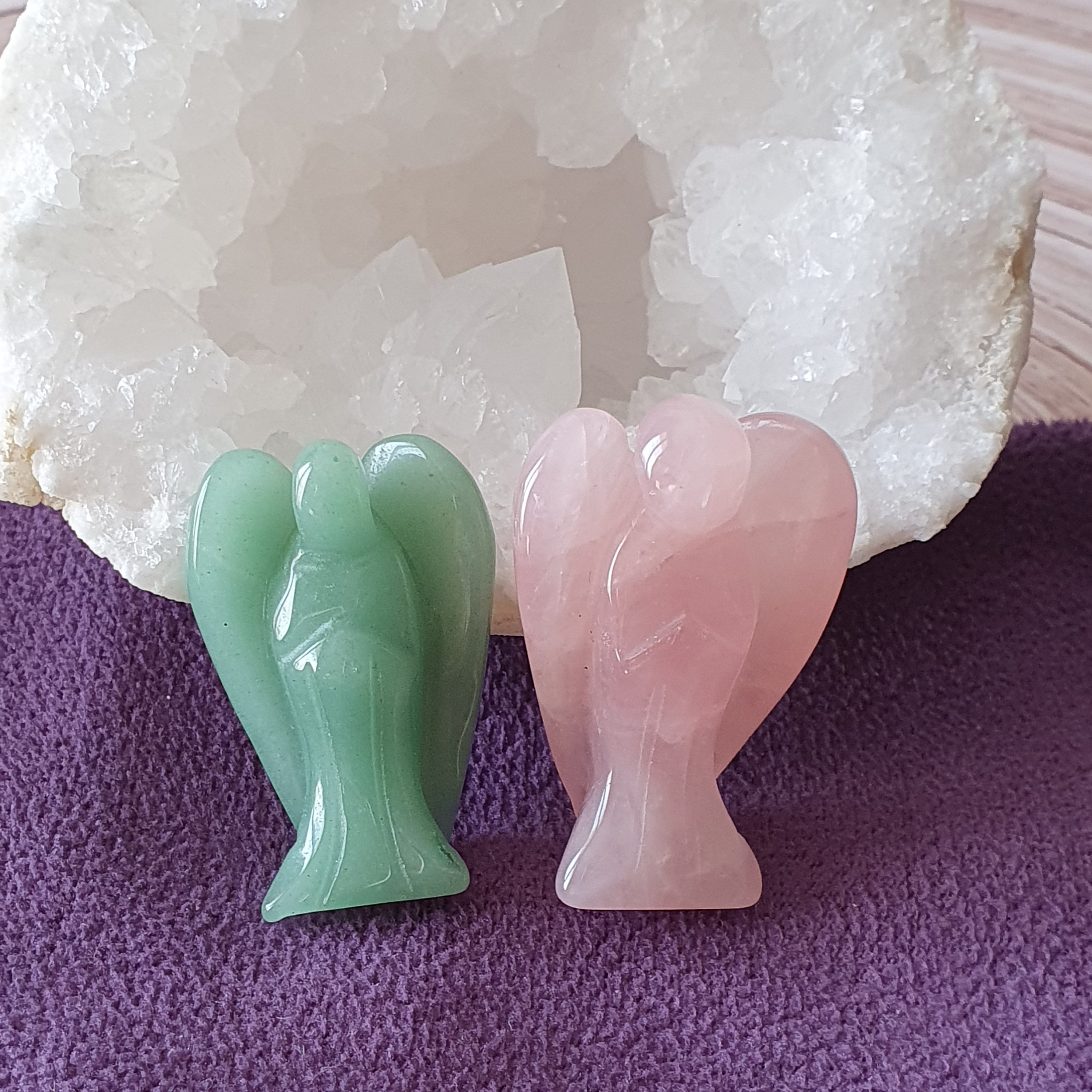 Figurines Anges en Pierre Naturelle