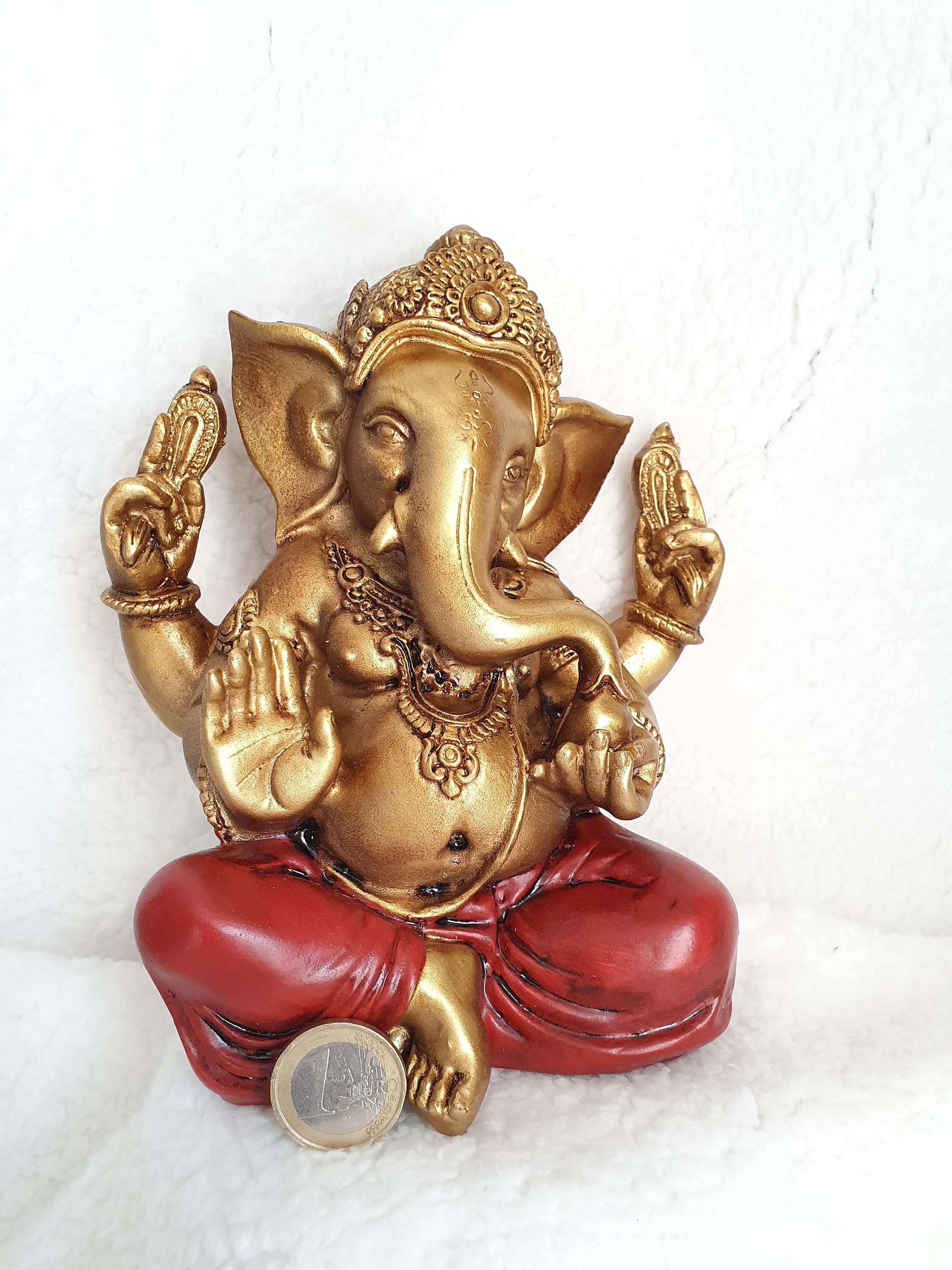 statue de Ganesh en Résine Colorée