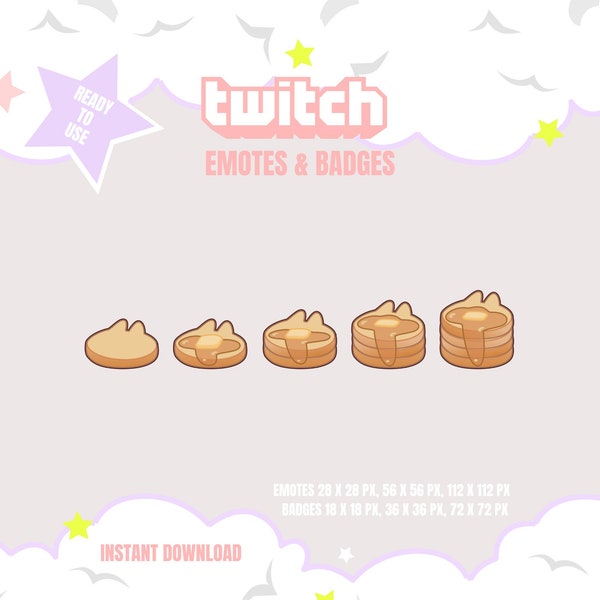 Twitch Waffle Emotes Etsy