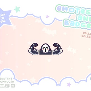 Twitch Emotes and Badges Ghost Face Muscle