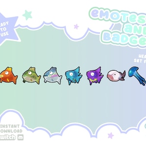 Twitch Emotes and Badges Healing Set 5