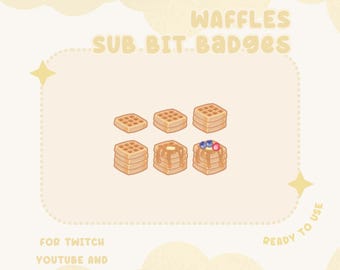 Stream Emotes | Sub/Bit Badges | Channel Point Twitch | Discord and Youtube | Customized Emotes | Discord Roles | Waffles | Pancakes