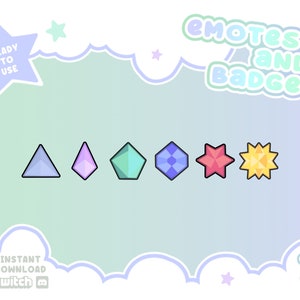 Stream Emotes | Sub/Bit Badges | Channel Point Twitch | Discord and Youtube | Customized Emotes | Discord Roles | Rainbow Bits