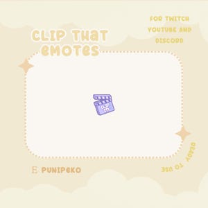 Stream Emotes | Sub/Bit Badges | Channel Point Twitch | Discord and Youtube | Customized Emotes | Discord Roles | Caught in 4K | Clip It