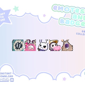 Twitch Emotes and Badges Hollow