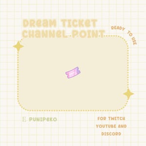 Stream Emotes | Sub / Bit Badges | Channel Point Twitch | Discord | Youtube | ACNH | Animal Crossing | Dream Bell Exchange Ticket