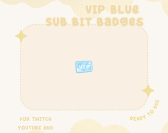 Stream Emotes | Sub/Bit Badges | Channel Point Twitch | Discord and YouTube | VIP Badge | VIP | Gold | Exclusive | Elite | Special