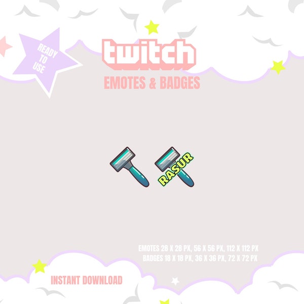 Twitch Emotes und Badges Rasur *Last Chance*