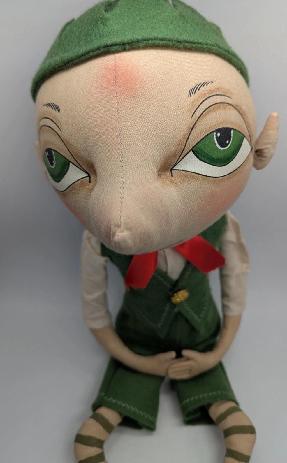 Joe Spencer 21" Gathered Traditions Bartholomew Elf - Etsy