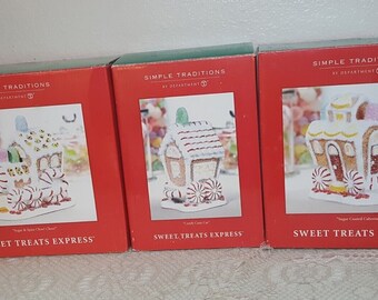 Set Of 3 Department 56 Simple Traditions Sweet Treats Express Train