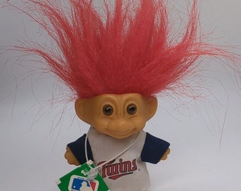 Vintage 1991 Russ MLB Good Luck TROLL MN Twins Red Hair w/Tag
