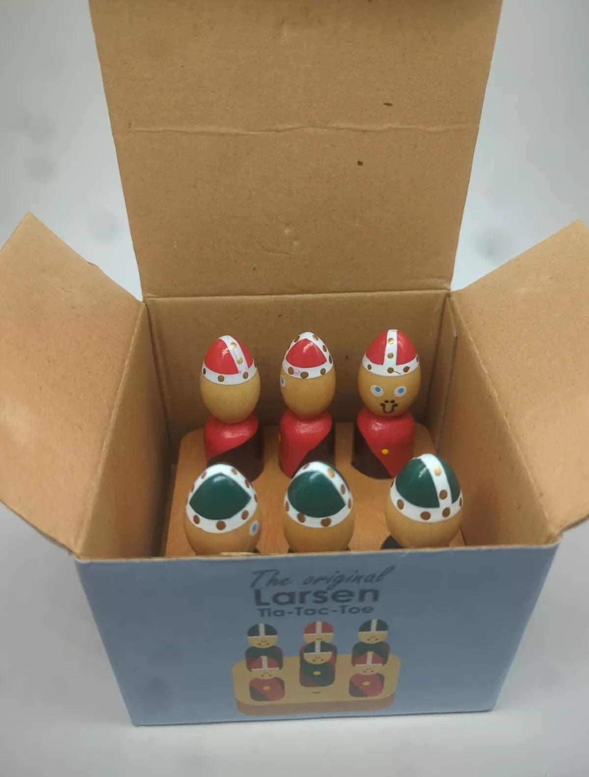 The Original Larsen Danish Wooden Tic Tac Toe Game Larsen Danmark