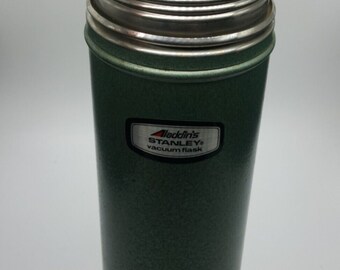 Aladdin Stanley Thermos Red and Tan Wide Mouth Thermos 1