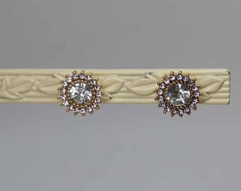 Napier Rhinestone Stud Earrings