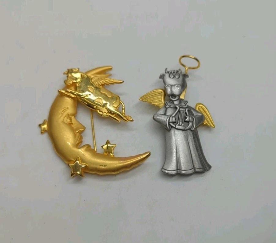 Jj Moon Pin - Etsy