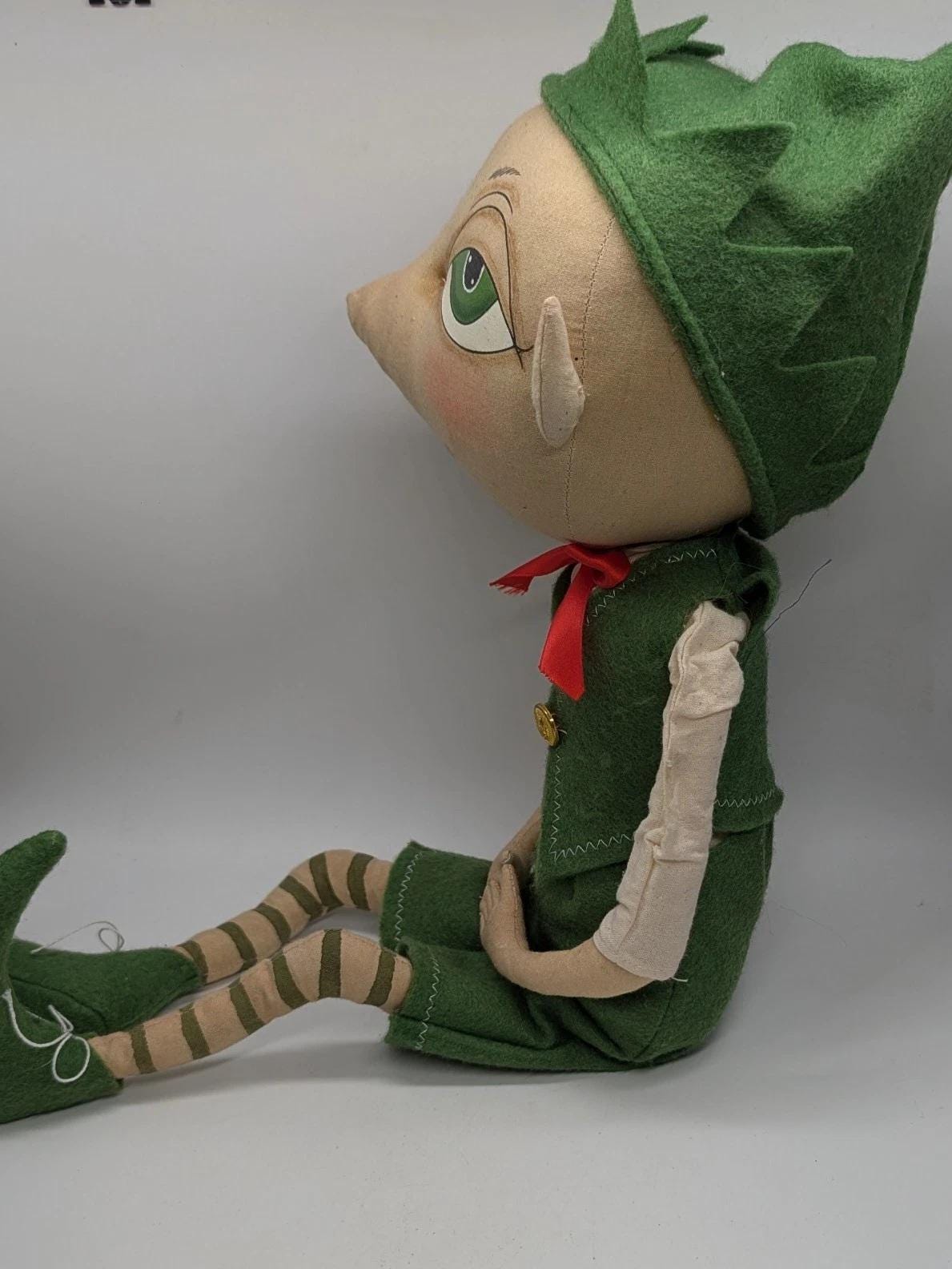 Joe Spencer 21" Gathered Traditions Bartholomew Elf - Etsy