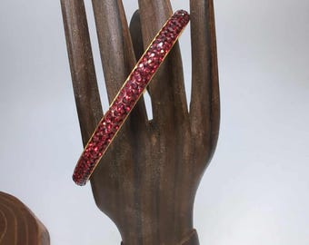 Kate Spade New York Red Rhinestone Bangle Bracelet