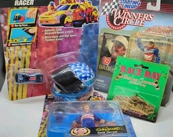 Dale Jarrett #88 Figure Lot Nascar Winners Circle + Ornament