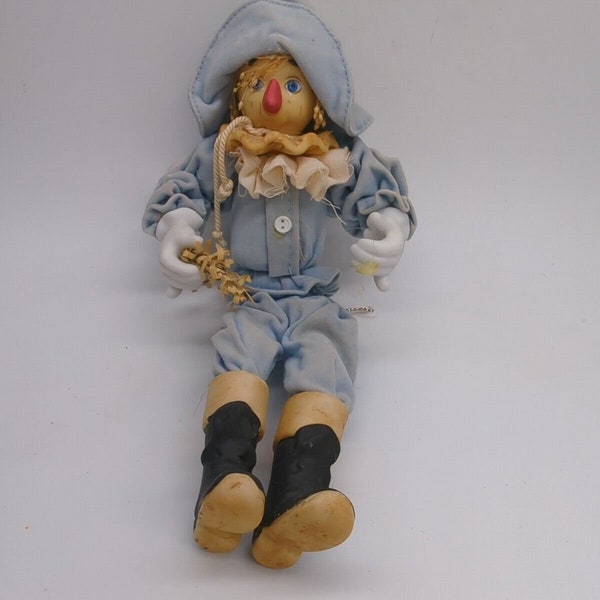Vintage Wizard of Oz Scarecrow Kurt Adler 1987 Porcelain Figurine