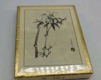 Vintage Antioch Bookplate Co. Plaque pour livre scellée en usine, bambou fabriqué aux États-Unis