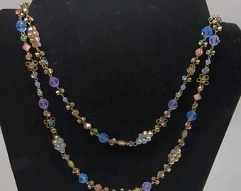 Sorrelli Pastel Colored Necklace 36"