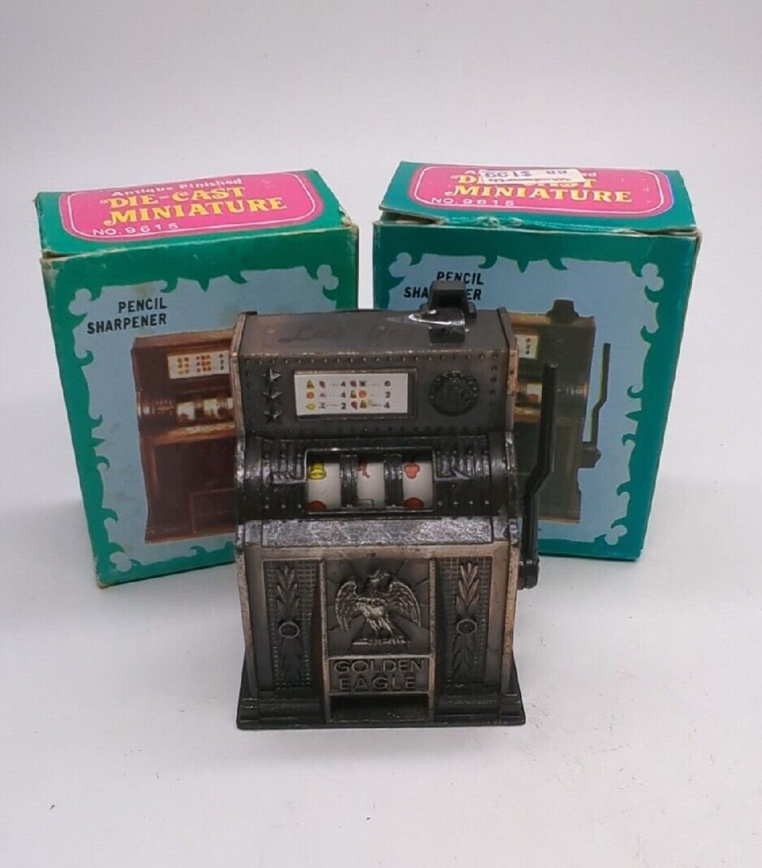 Golden Eagle\" Slot Machine Die-cast Pencil Sharpener COMBINE SHIPPING No Box
