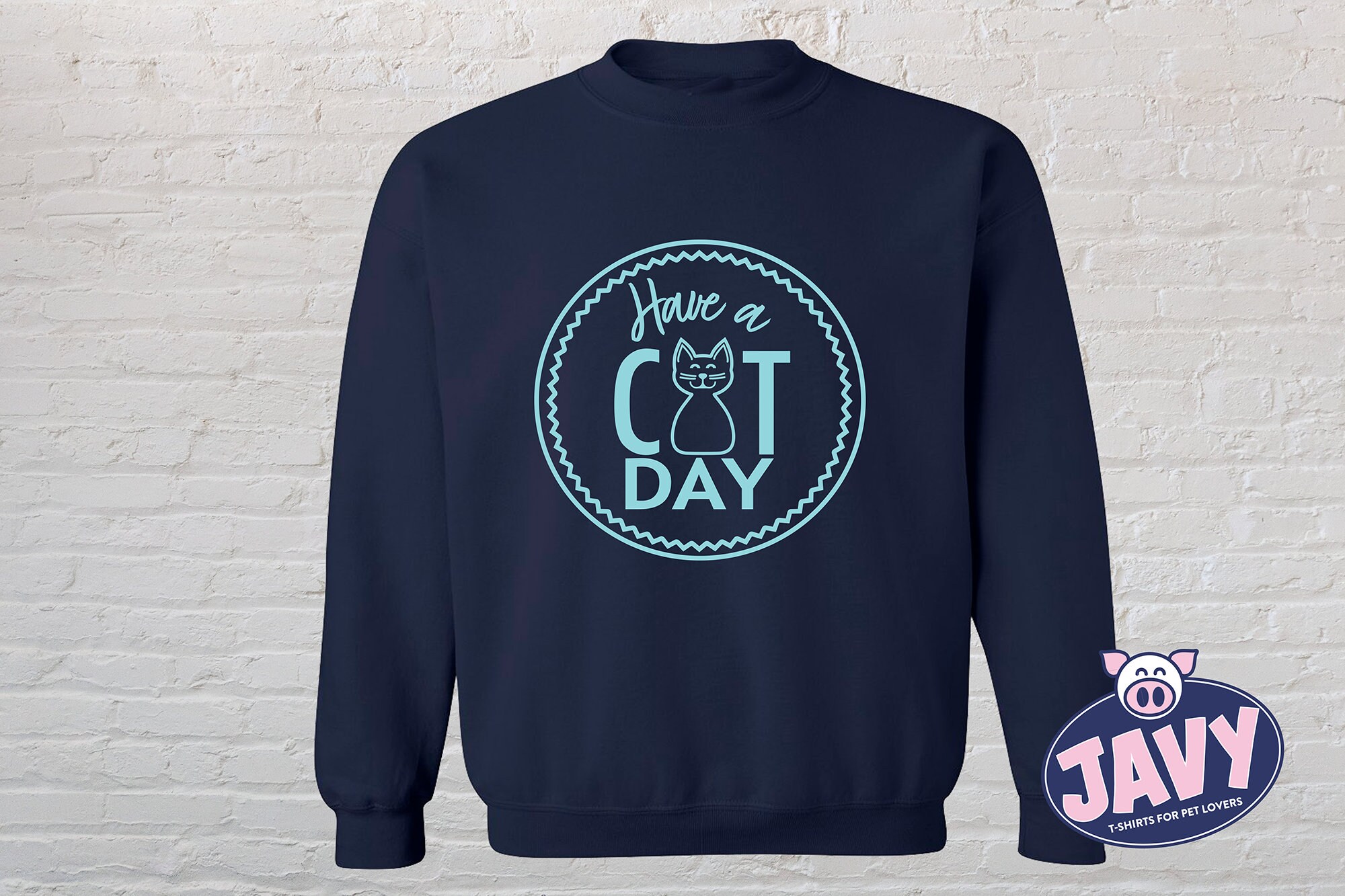 Have a Cat Day crewneck sweatshirt